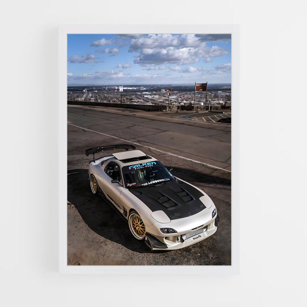 Poster Route Sombre – affiche Mazda (vue 3)